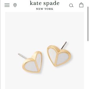 Kate Spade Heart Earrings